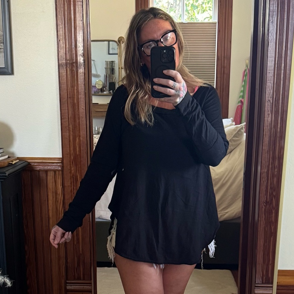 BUCKETLIST Oversized Long Sleeve Top